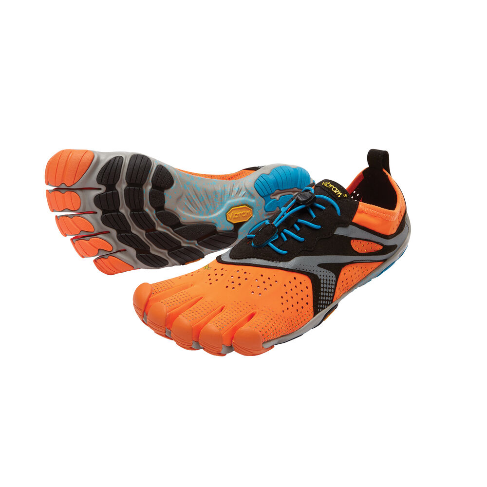 Vibram Fivefingers V-Run Mens Running Shoes Orange Australia (NAY697842)